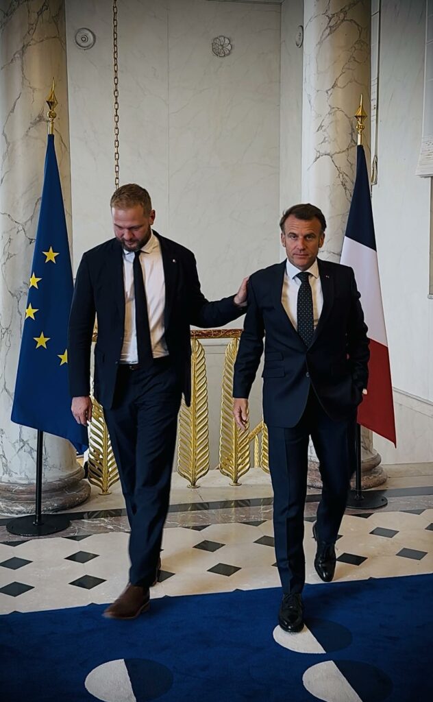 Rencontre de Nicolas Metzdorf avec Emmanuel Macron sur le dossier Calédonien