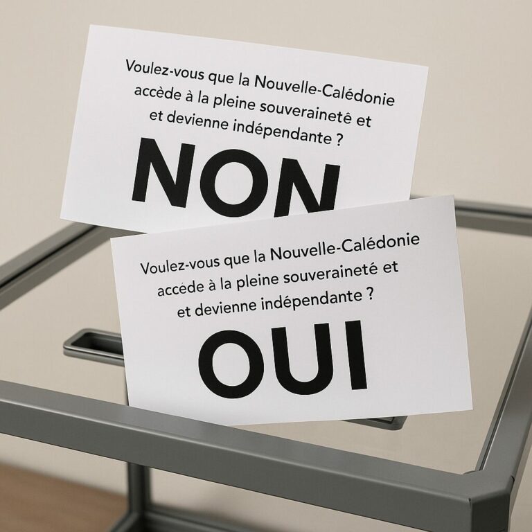 Oui ou non à l'indépendance de la Nouvelle-Calédonie