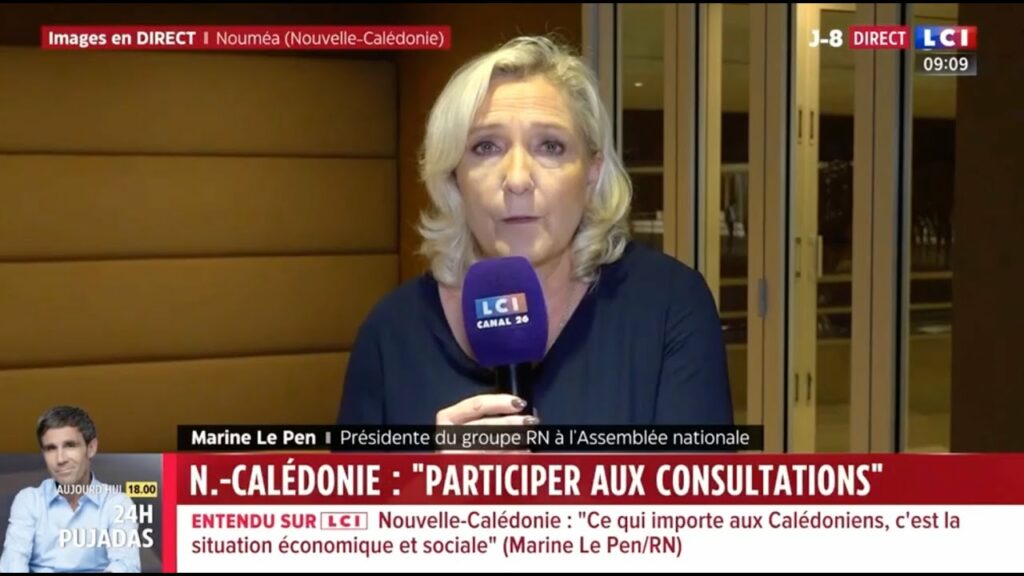 Marine Le Pen en Nouvelle-Calédonie